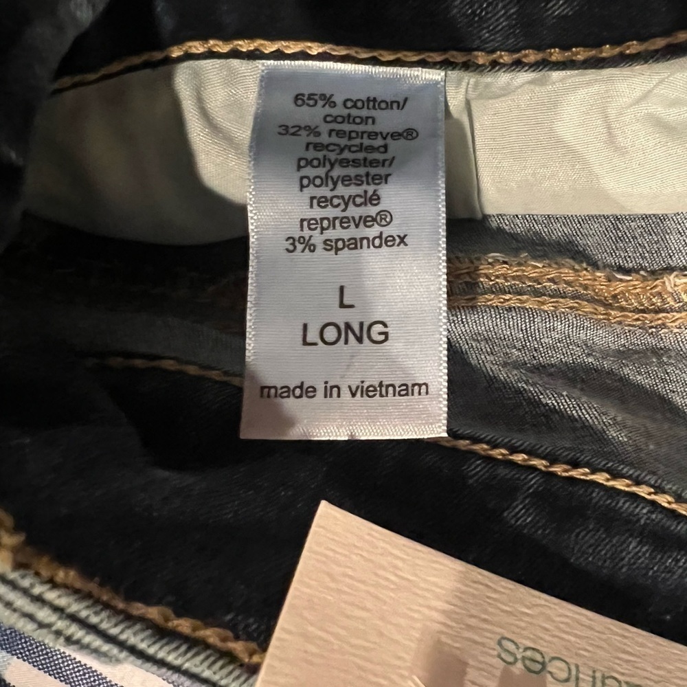 Maurice’s distressed jeggings jeans L Large long NWT - Picture 5 of 10